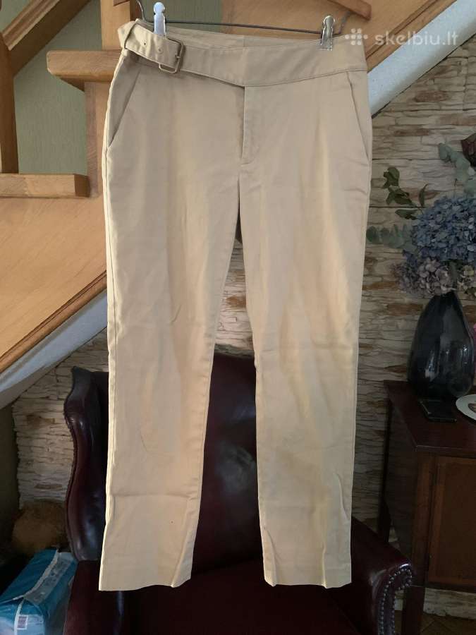 Smėlinės spalvoslauren Ralph Lauren kelnės