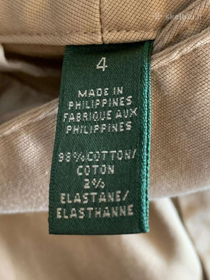 Smėlinės spalvoslauren Ralph Lauren kelnės - nuotraukos Nr. 8