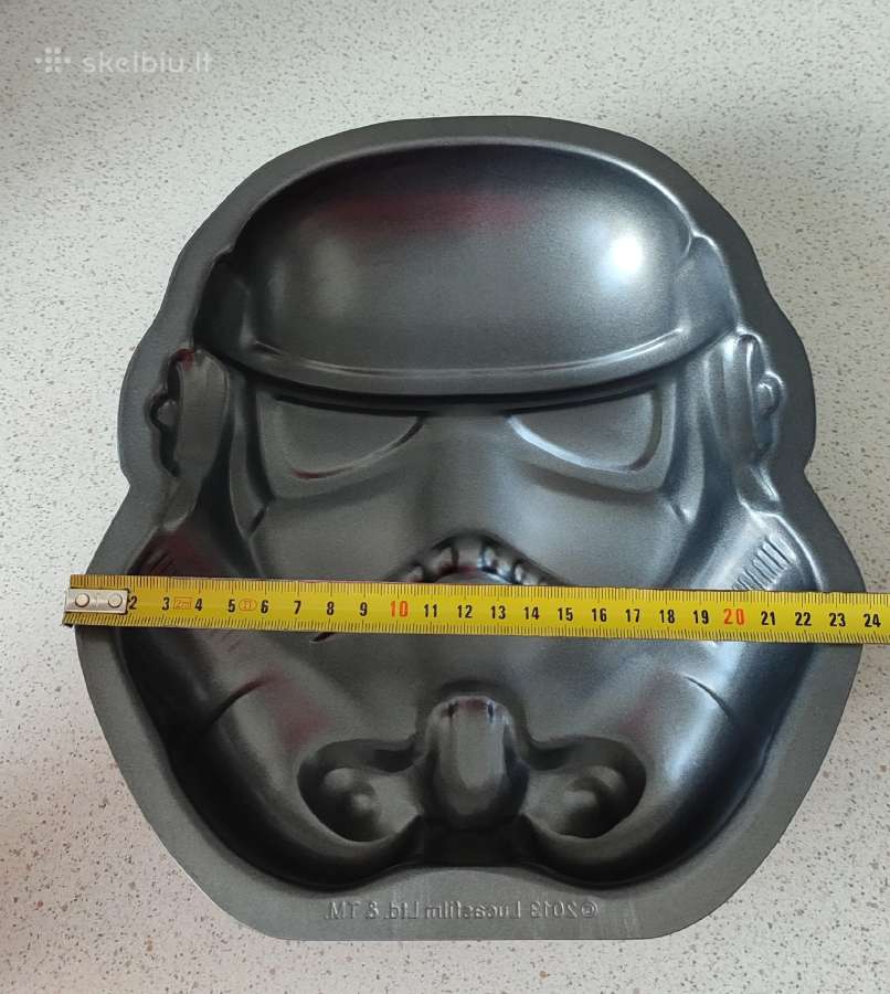 Star Wars Stormtrooper kepimo forma tortui pyragui - nuotraukos Nr. 5