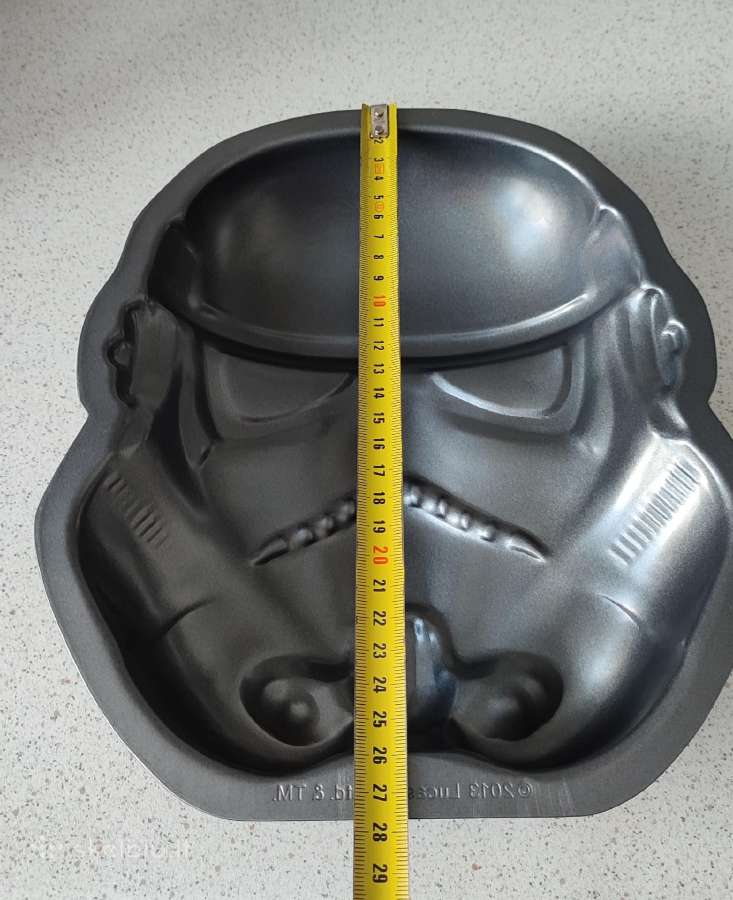 Star Wars Stormtrooper kepimo forma tortui pyragui - nuotraukos Nr. 4
