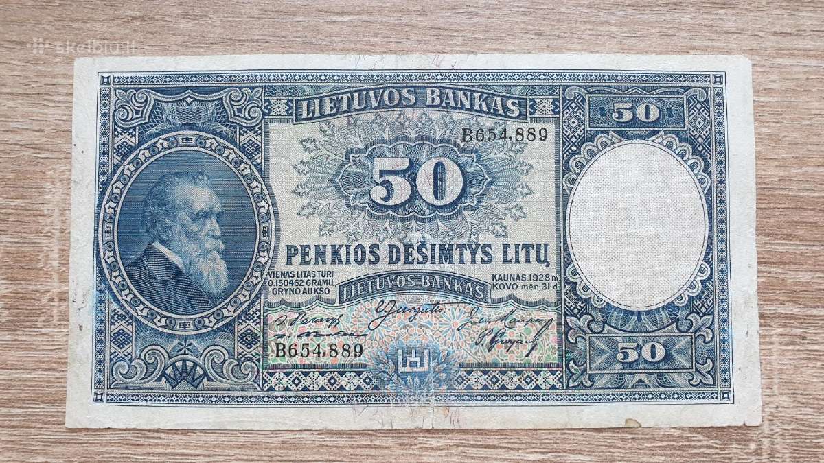 1928 metų 50 litų