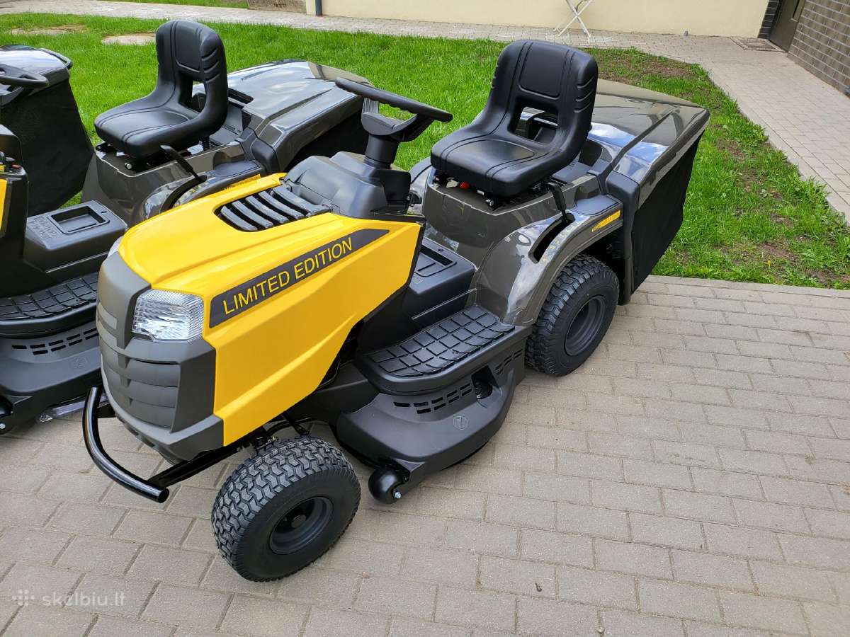 Galingas traktoriukas su krepšiu gera kaina "Stiga - nuotraukos Nr. 2