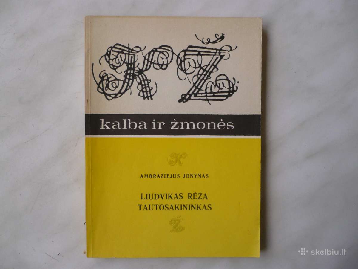 A. Jonynas Liudvikas Rėza tautosakininkas