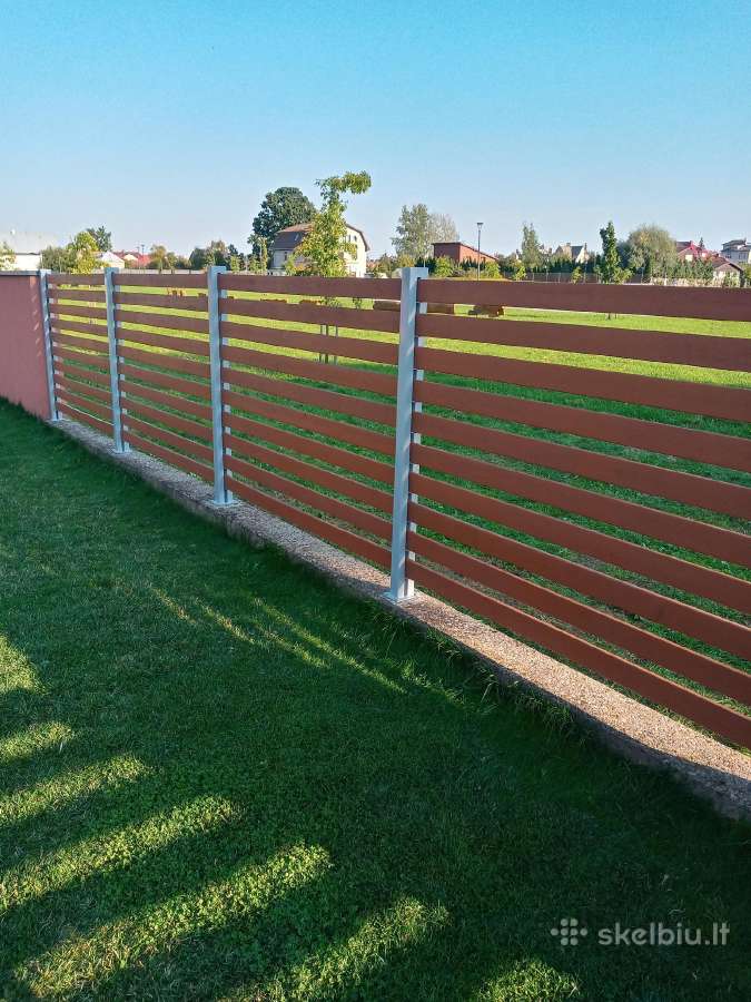 Medinių namų ir fasadų dažymas - nuotraukos Nr. 29