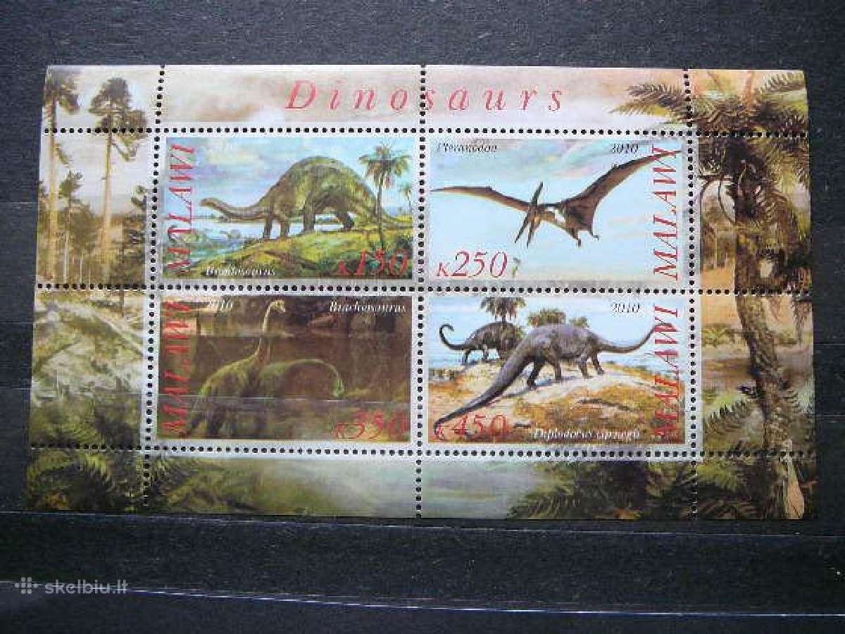 Dinozaurai Malavis 2010 svarus g185a