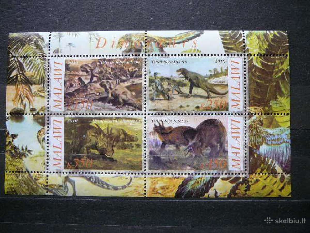 Dinozaurai Malavis 2010 svarus g186a