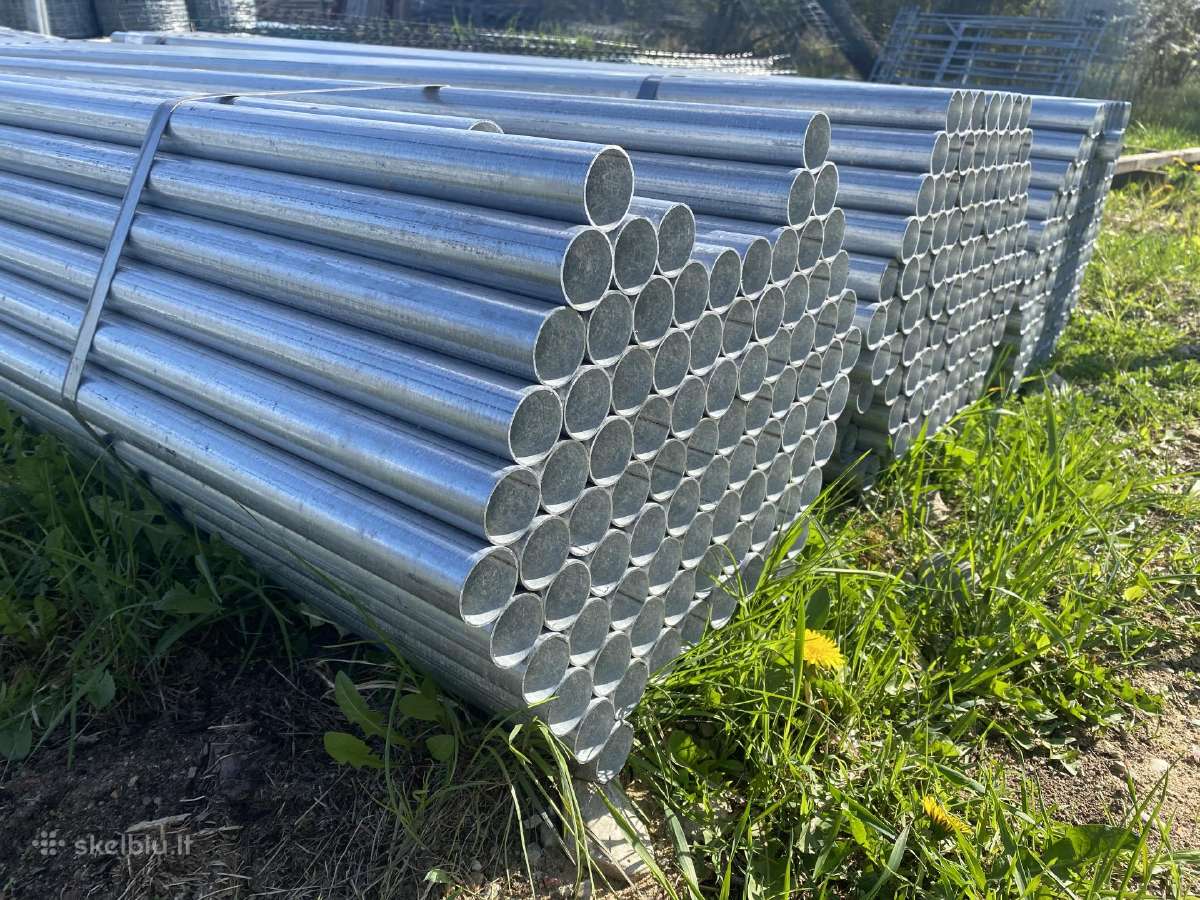 Metaliniai cinkuoti stulpai
