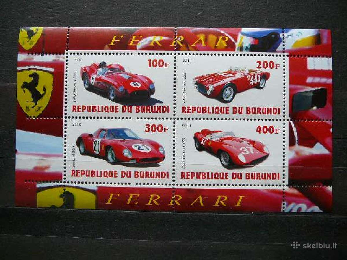 Automobiliai Ferrari Burundis 2010 svarus g196a