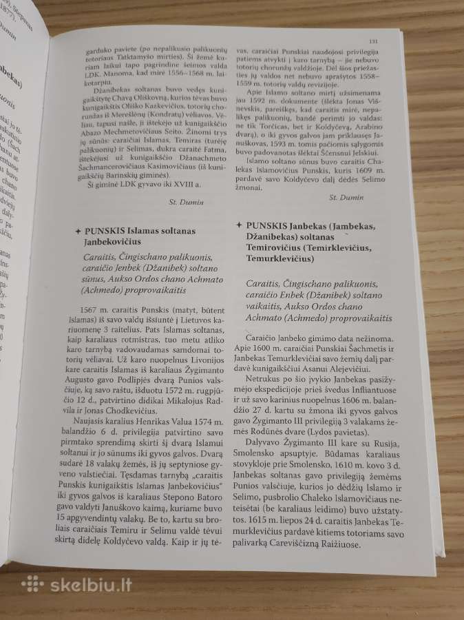 Enciklopedija. Lietuvos totoriai - nuotraukos Nr. 3