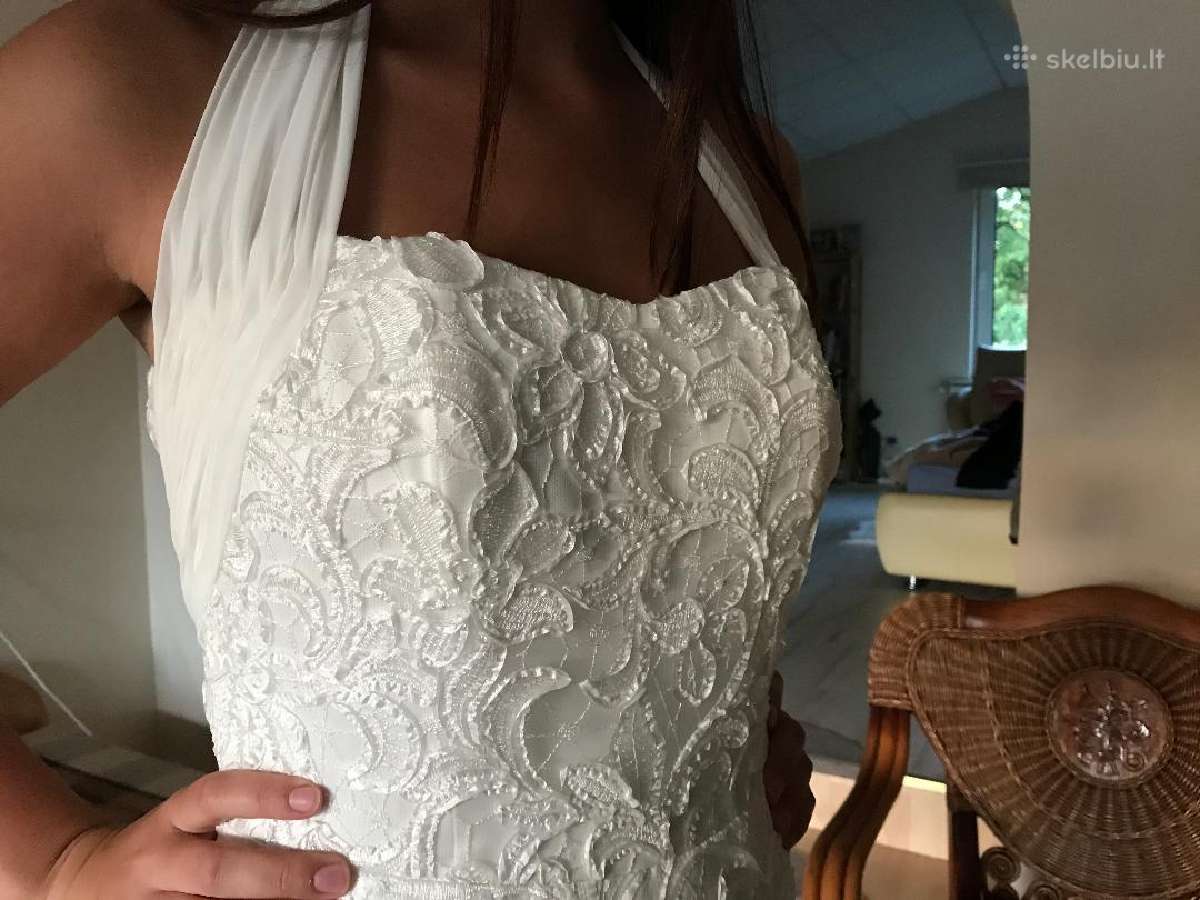 Parduodu Vestuvinę Elegantišką Suknelę - nuotraukos Nr. 4