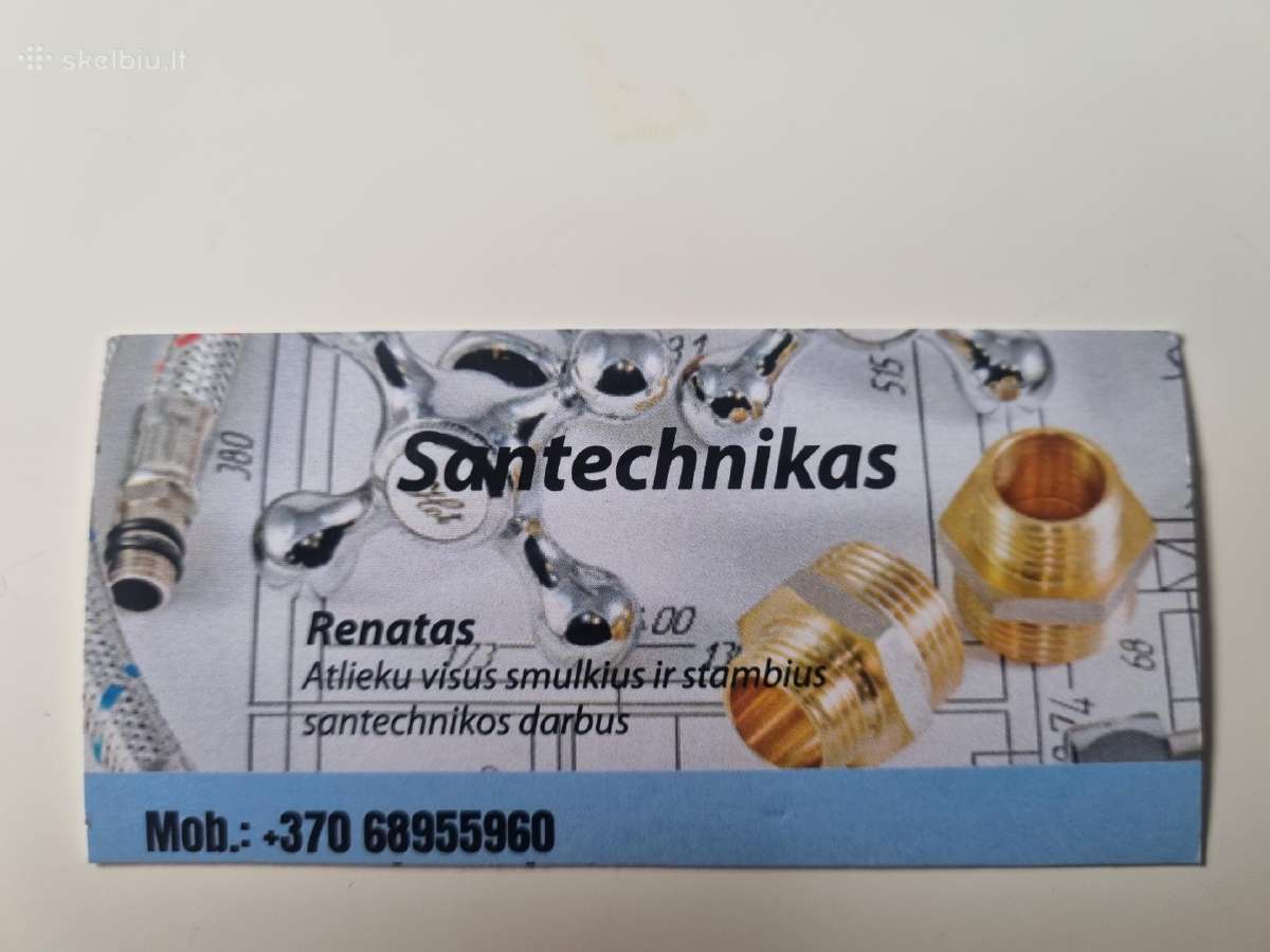 Santechnikas. Kaunas. Kauno raj.