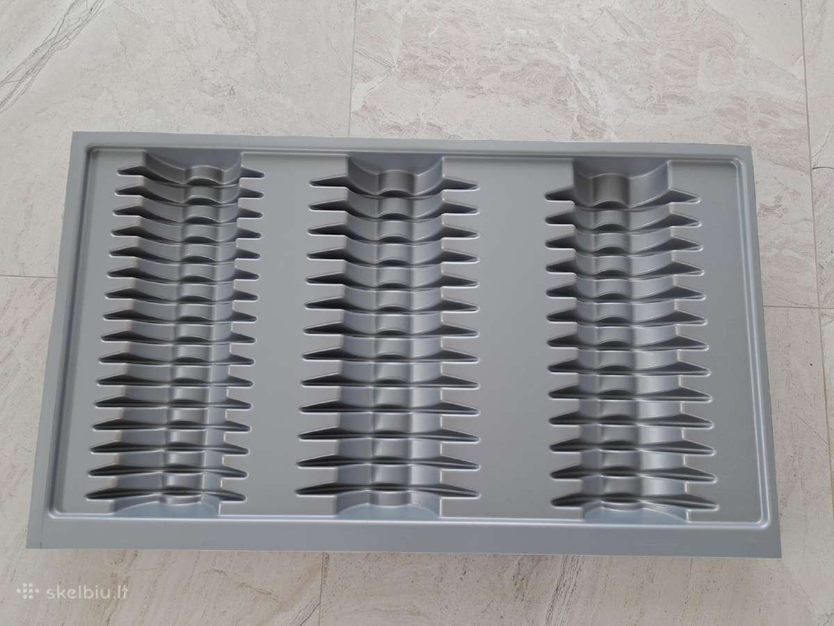 Lėkščių padėklas į stalčių 48vnt