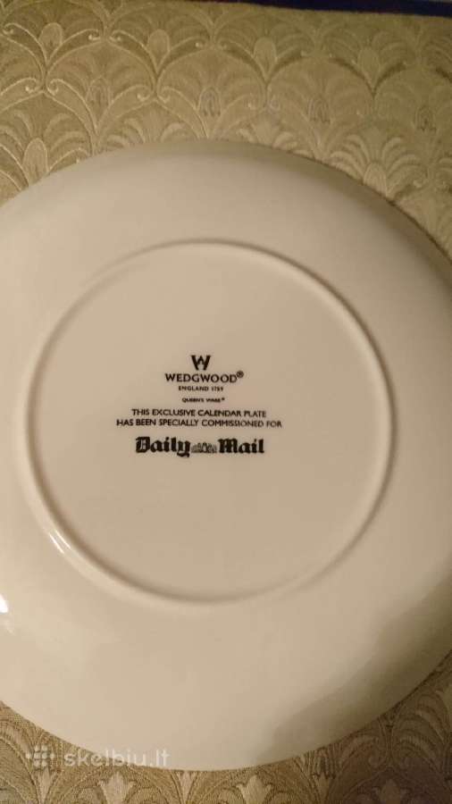 Wedgwood 2003 m. lėkštė-kalendorius - nuotraukos Nr. 3