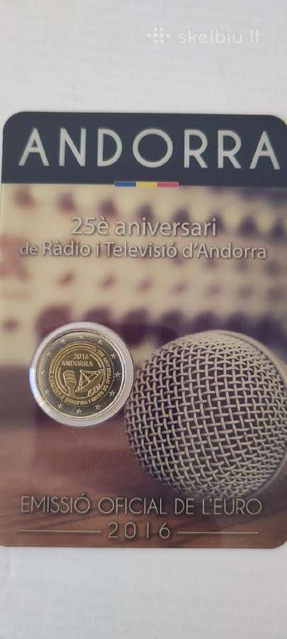 2 Euro Andorra 2014 /2016 in blister