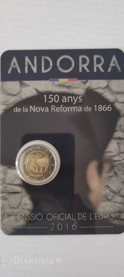 2 Euro Andorra 2014 /2016 in blister - nuotraukos Nr. 5