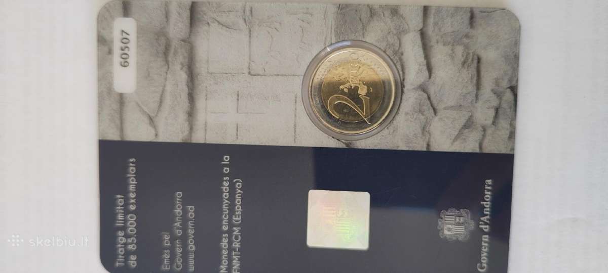2 Euro Andorra 2014 /2016 in blister - nuotraukos Nr. 6