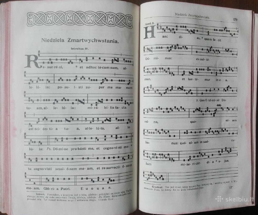 379. Ksiega Gradualu Rzymskiego 1910 - nuotraukos Nr. 5