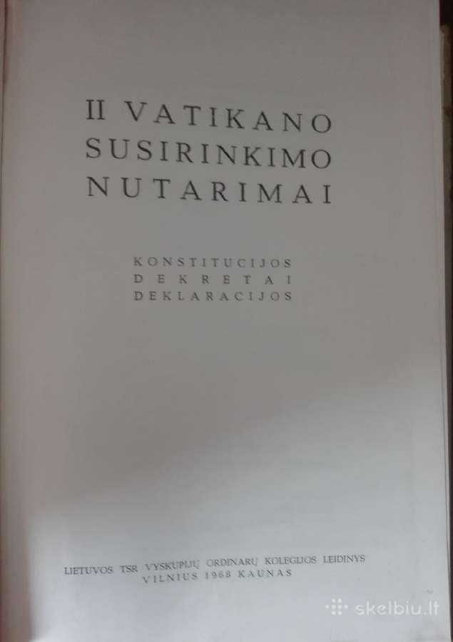 380. II Vatikano Susirinkimo Nutarimai - nuotraukos Nr. 2