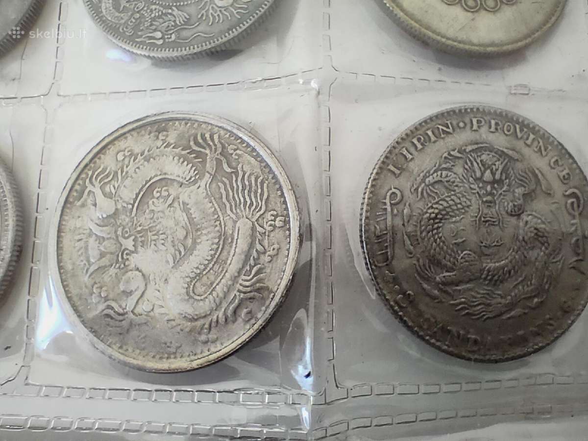 Monetos Chinese Emperor King Qing Flying Dragon - nuotraukos Nr. 16