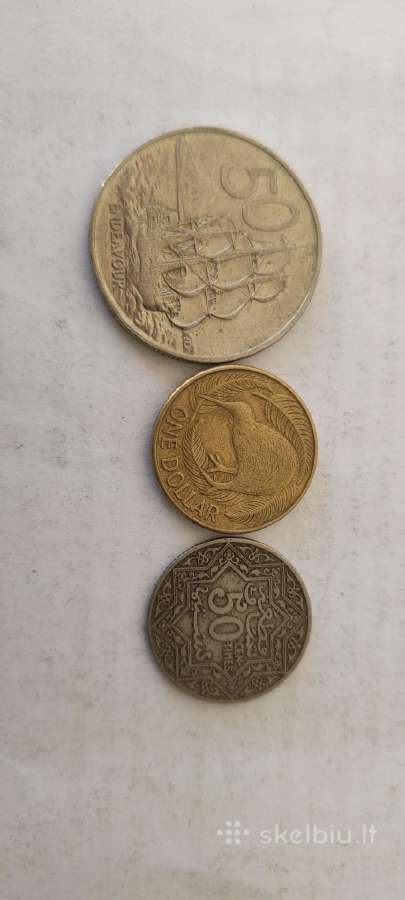 Monetos New Zeland/morocco