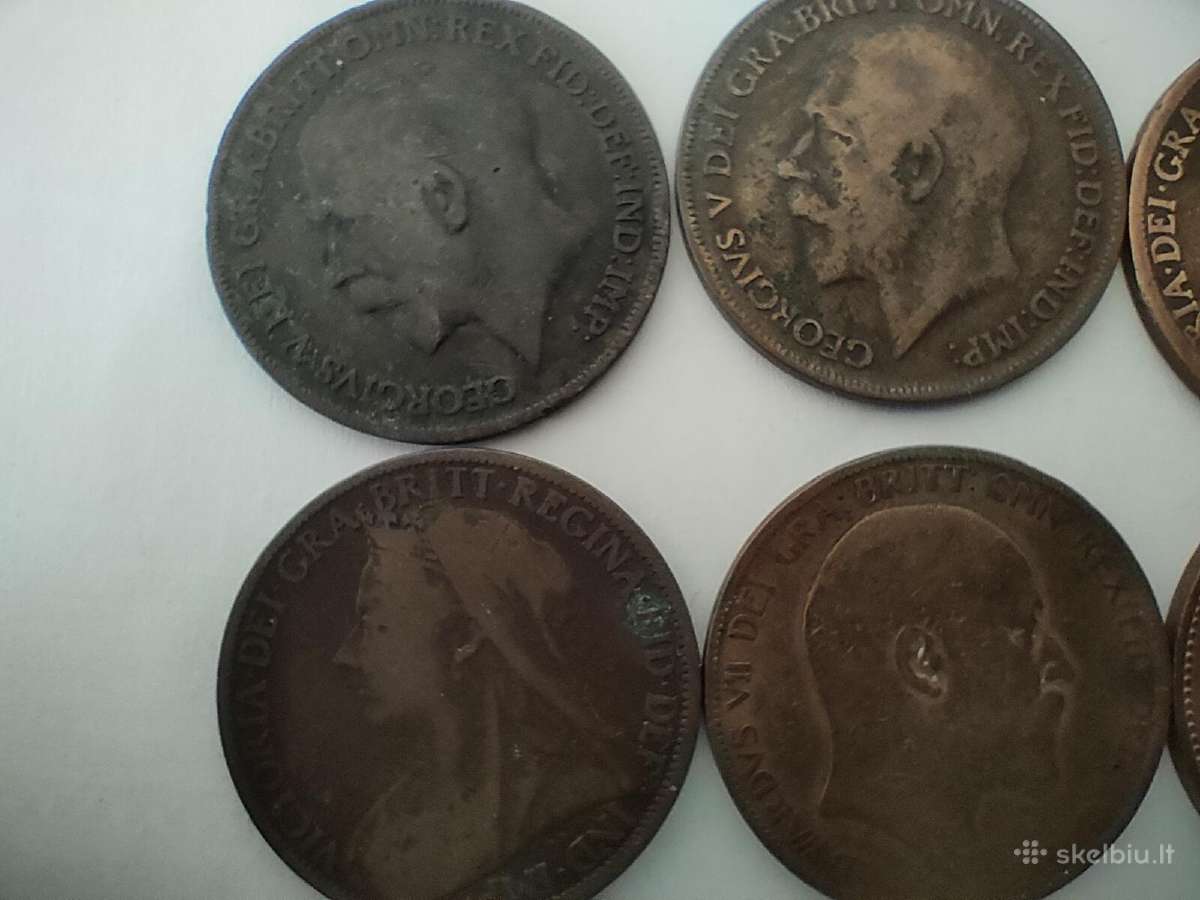 British pennies monetos - nuotraukos Nr. 10