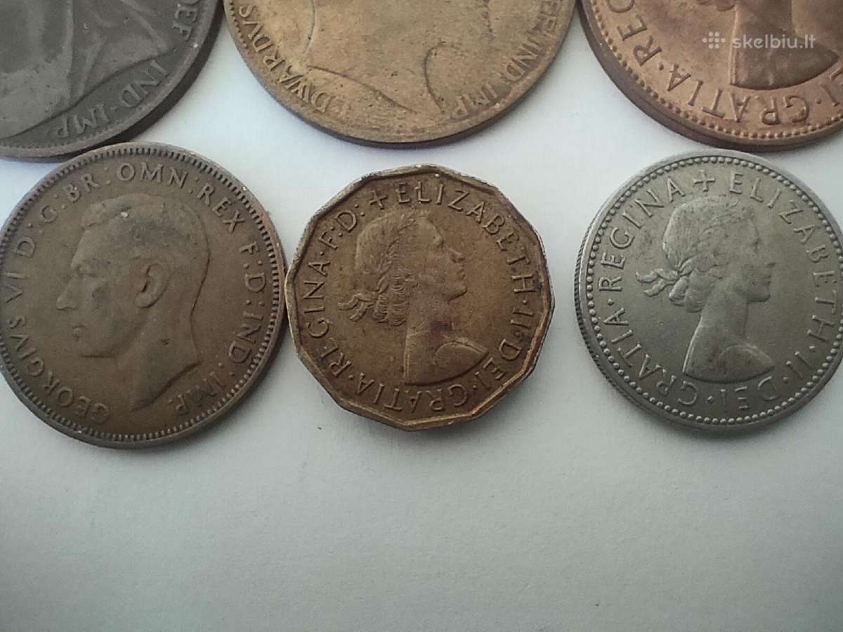 British pennies monetos - nuotraukos Nr. 12