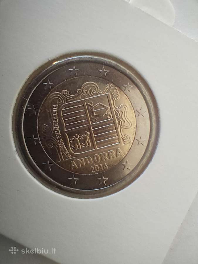 Kolekcinė moneta 2 Euro Andorra 2014 - nuotraukos Nr. 2
