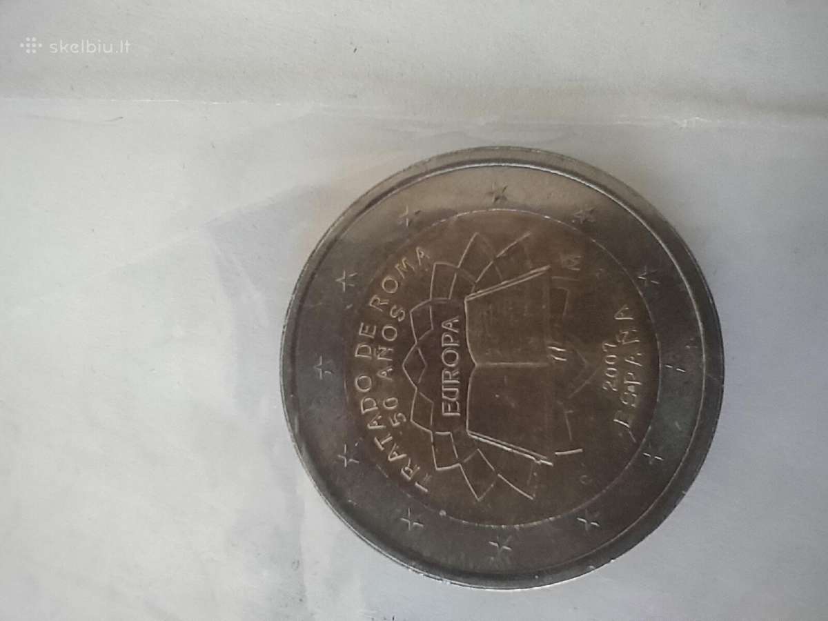 Kolekcinė moneta 2 Euro Spain 2007