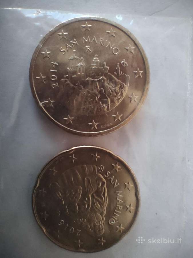 Kolekcinė moneta San Marinas 20/50 cent