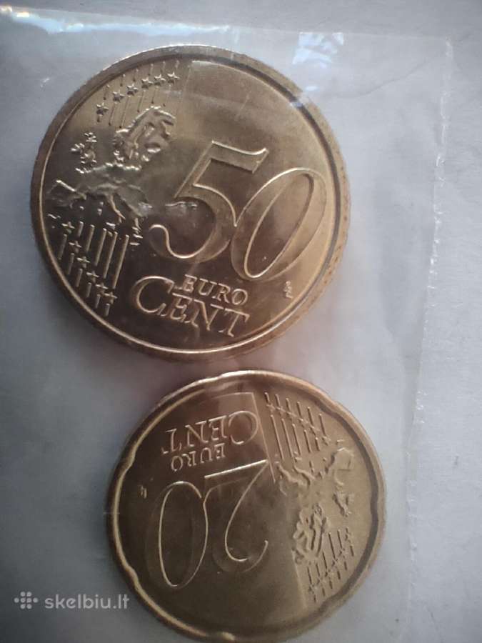 Kolekcinė moneta San Marinas 20/50 cent - nuotraukos Nr. 2