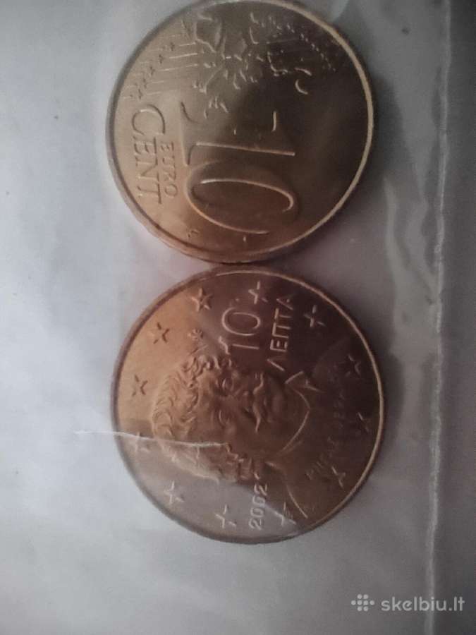 Greece 10 Cent Coin 2002 F