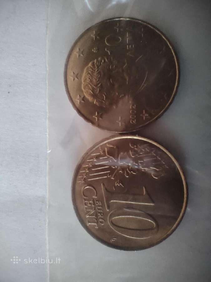 Greece 10 Cent Coin 2002 F - nuotraukos Nr. 2