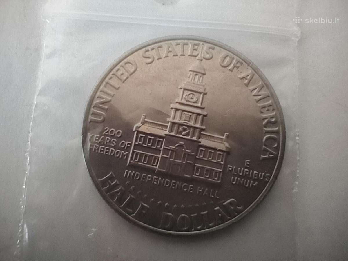 Moneta 1/2 Dollar 1776-1976