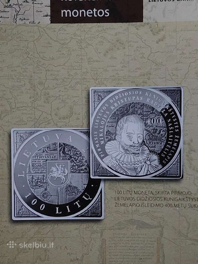 Lankstinukas monetai 100 litų 2013 m. - nuotraukos Nr. 3