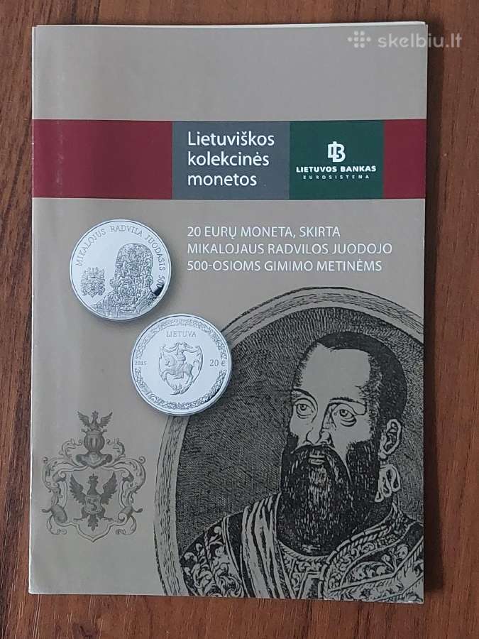 Lanks-kas 20 Euro 2015 m. ,Radvilos 500 gim. m. - nuotraukos Nr. 2