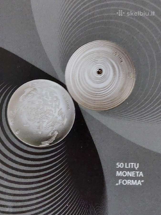 Lankstinukas monetai 50 Litų 2014 m. , Forma - nuotraukos Nr. 3