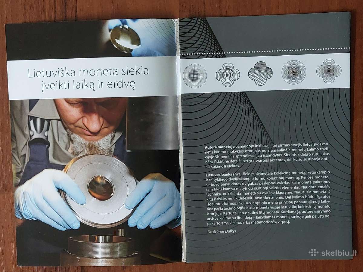 Lankstinukas monetai 50 Litų 2014 m. , Forma - nuotraukos Nr. 4