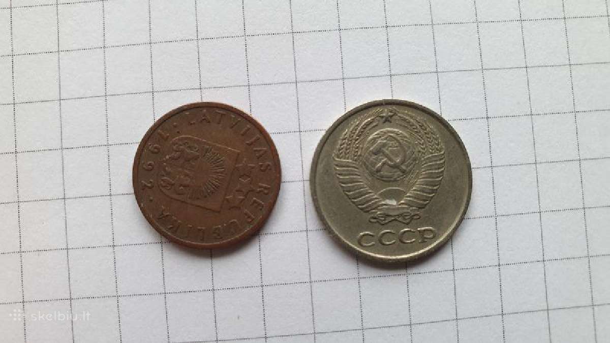 10 kapeikų, 1 santimas Lv