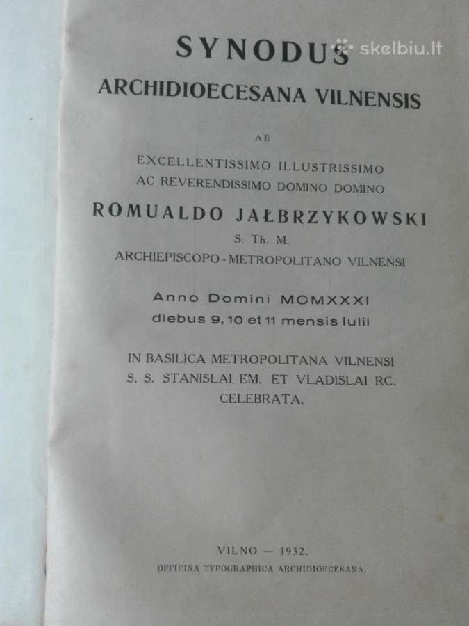 396. Sinodus Archidioesana Vilensis - nuotraukos Nr. 3
