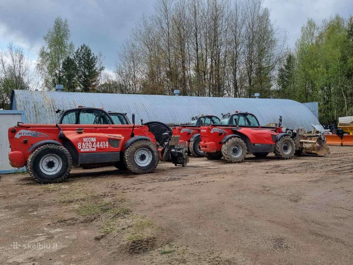 Teleskopinio krautuvo operatorius (manitou,JCB)
