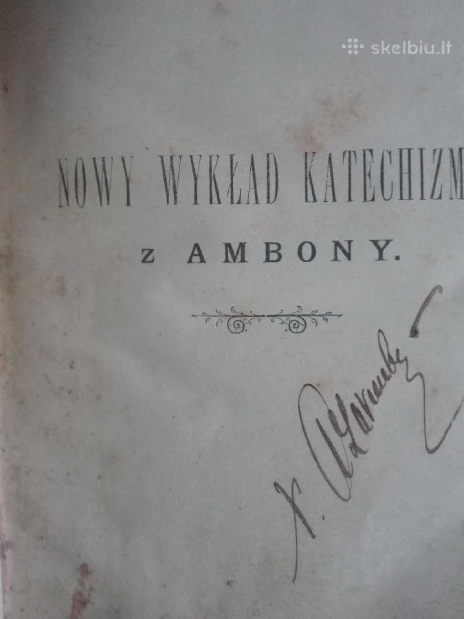 401. Nowy Wyklad Katechizmu antikvarinė-kolekcinė - nuotraukos Nr. 3