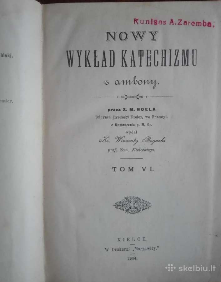 401. Nowy Wyklad Katechizmu antikvarinė-kolekcinė - nuotraukos Nr. 15