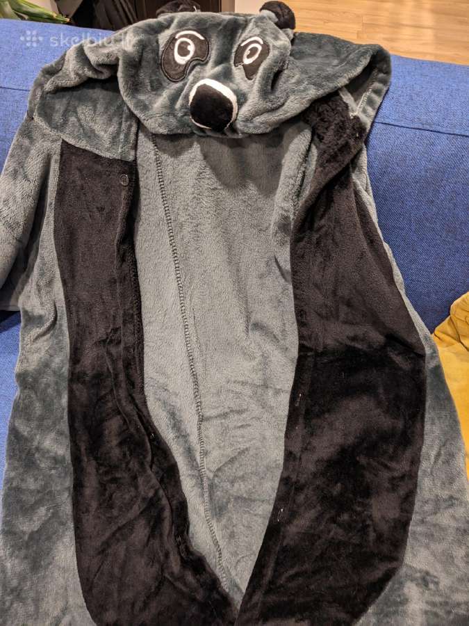 Onesie Kigurumi meškėnas - nuotraukos Nr. 3