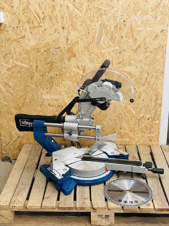 Skersinio pjovimo staklės Hm305sl scheppach, 305mm - nuotraukos Nr. 5