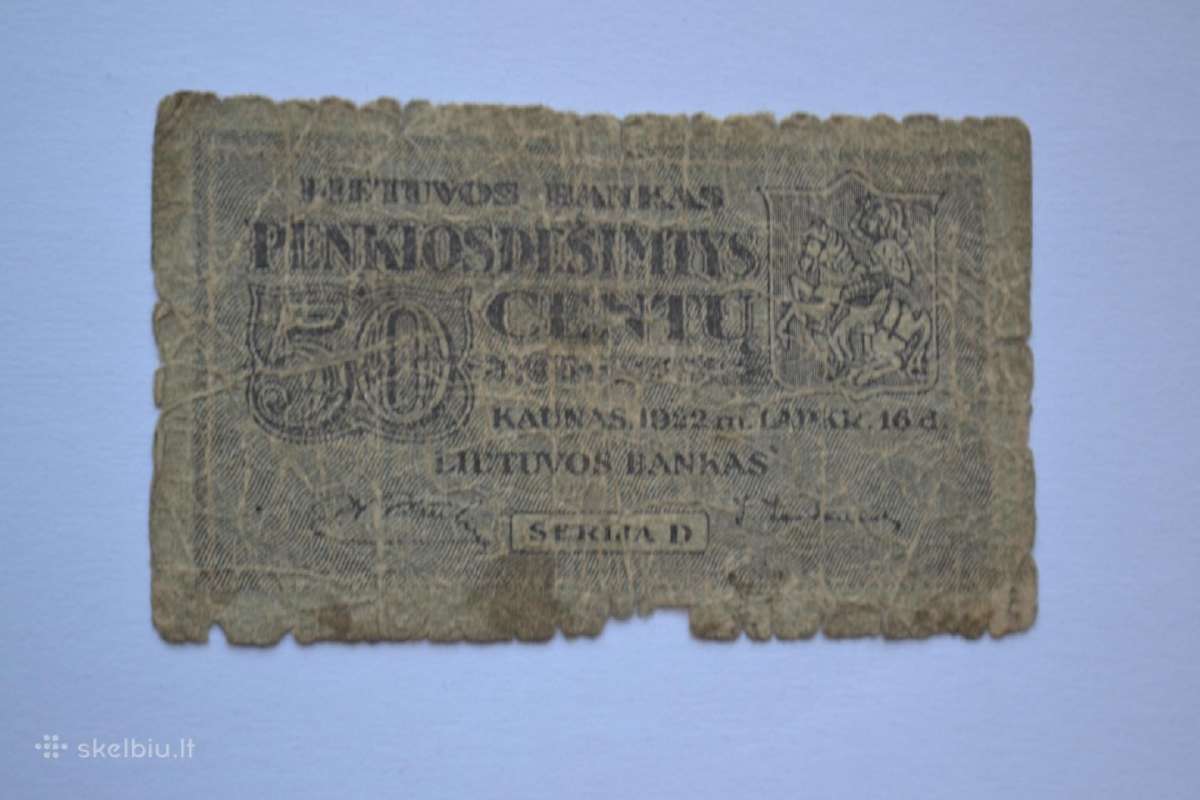 50 centu 1922 m.