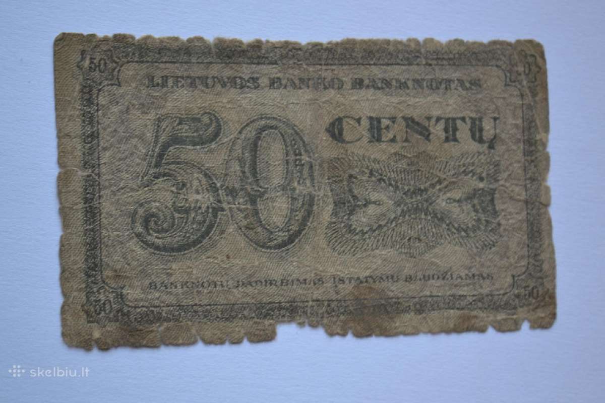 50 centu 1922 m. - nuotraukos Nr. 2