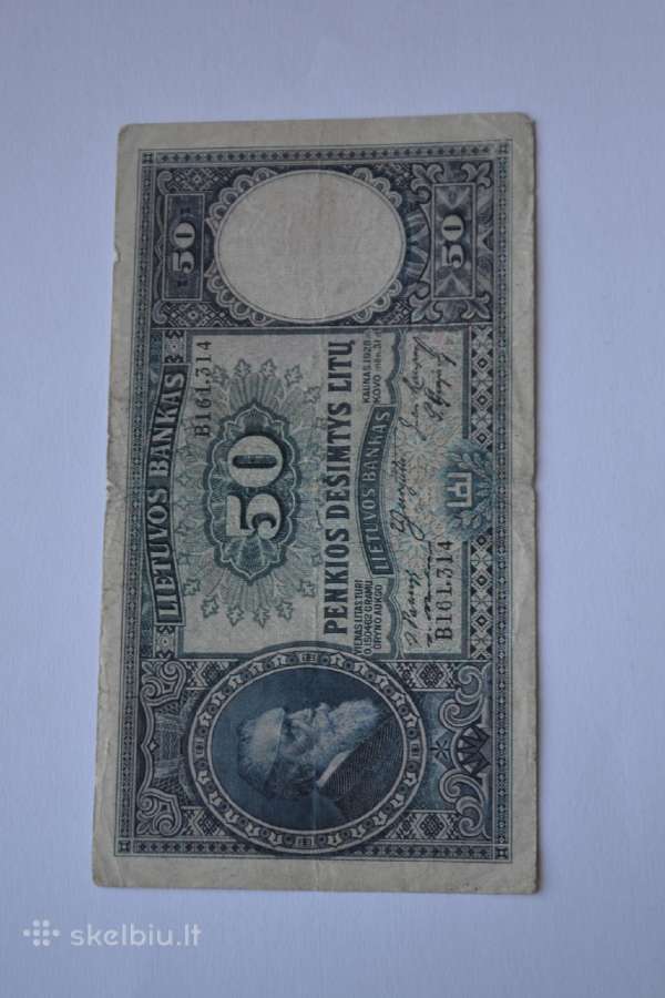 50 litu 1928 m.