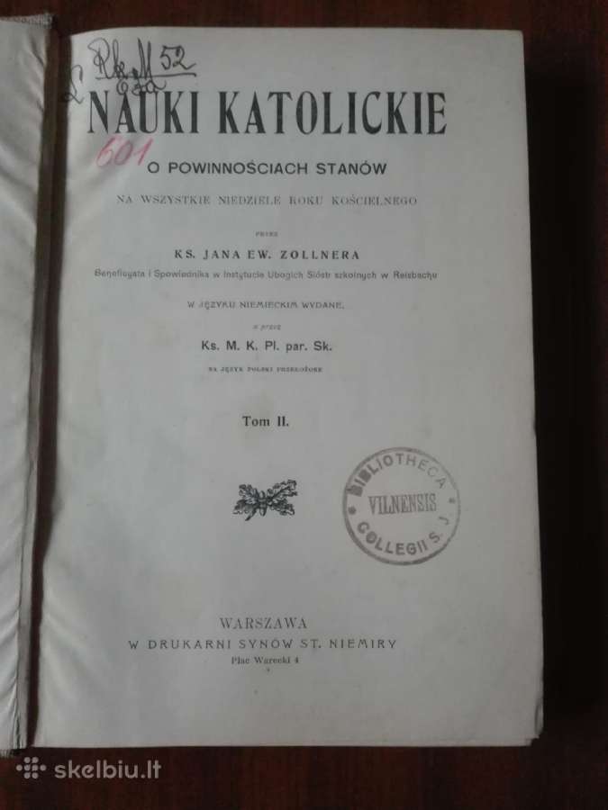 408. Nauki Katolickie antikvarinė-kolekcinė