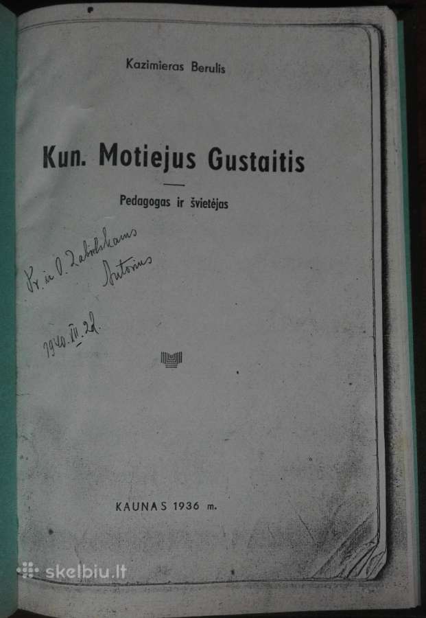 415. Kunigas Mtiejus Gustaitis