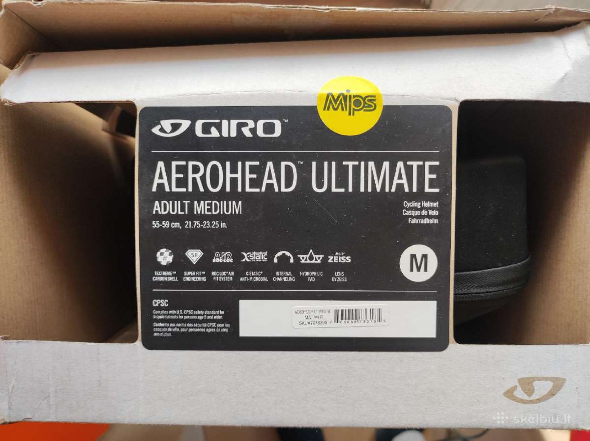 Giro Aerohead Ultimate Mips TT šalmas M dydis - nuotraukos Nr. 7